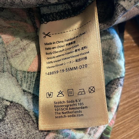 Scotch & Soda viscose vacation shirt - Picture 5 of 6